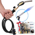 MAPP Gas Torch Kit with Igniter – High-Heat MAP Gas Torch for Soldering, Brazing, Welding – Compatible with Propane – Not Include Gas – Christmas Gift for DIYers, HVAC, Mechanics