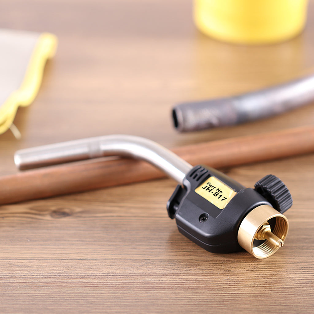 Propane Torch Head – Adjustable Flame Gas Burner Nozzle for Welding, Soldering, Brazing, Heating and DIY Projects